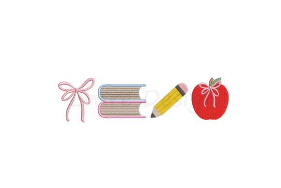 Charming Coquette School Embroidery, Graduation