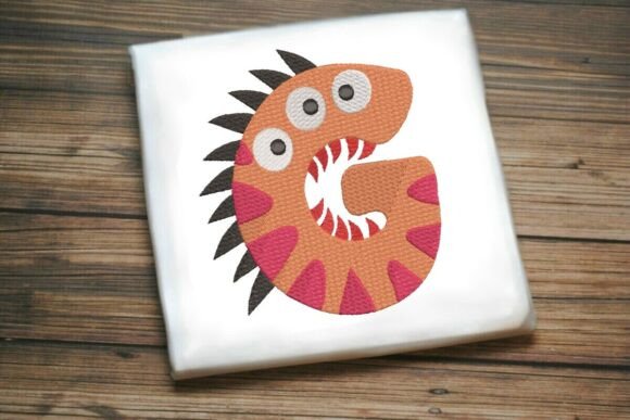 Fun Monster Alphabet Letter G: A Unique Embroidery Choice