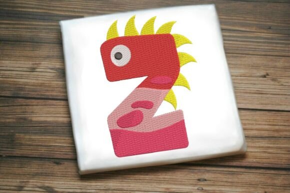 Fun Monster Alphabet Letter Z: A Zesty Embroidery Design