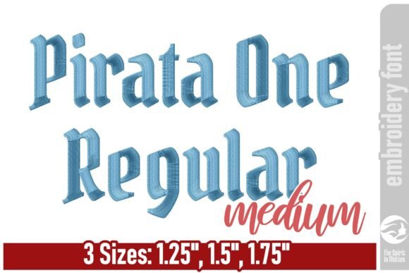 Pirata One Blackletter Font - Bold Gothic Style