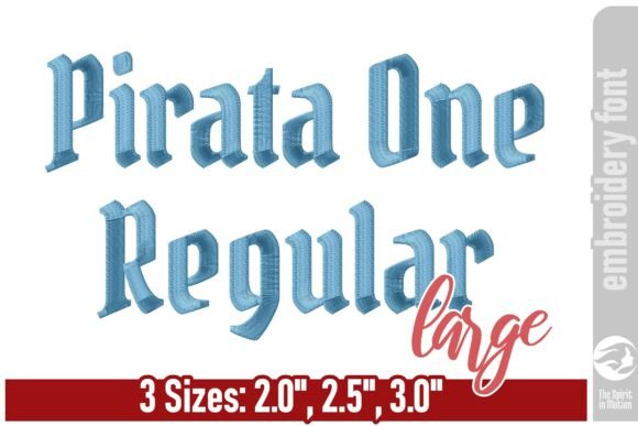 Pirata One Blackletter Font - Large Review