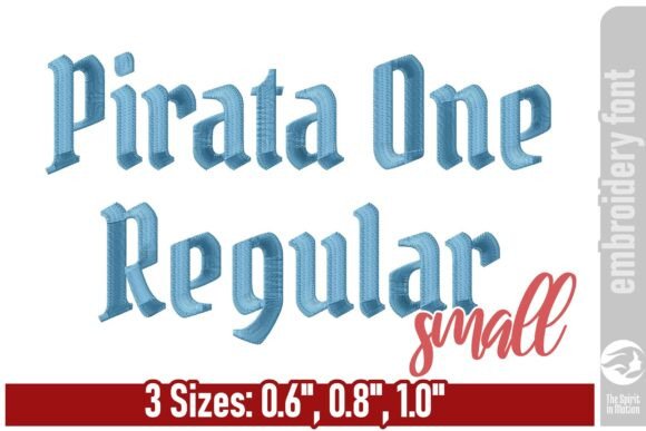 Pirata One Blackletter Font - Small