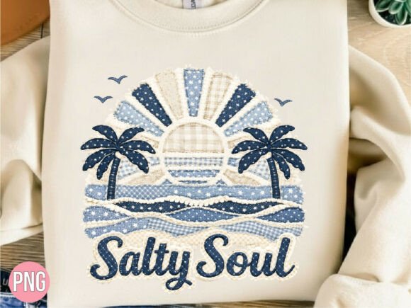 Review: Salty Soul Beach Ocean Embroidery PNG