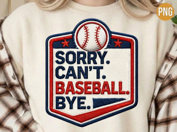 Reviewing Baseball Sports Embroidery Patch PNG